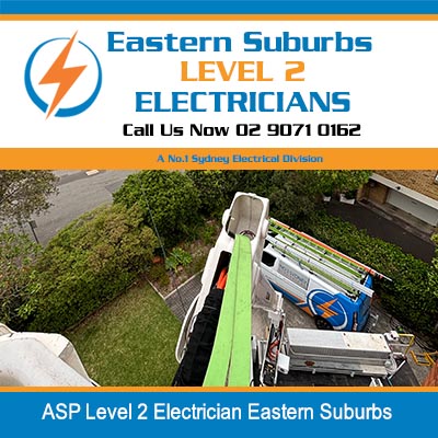 Utility trucks with electrical works in Eastern Suburbs