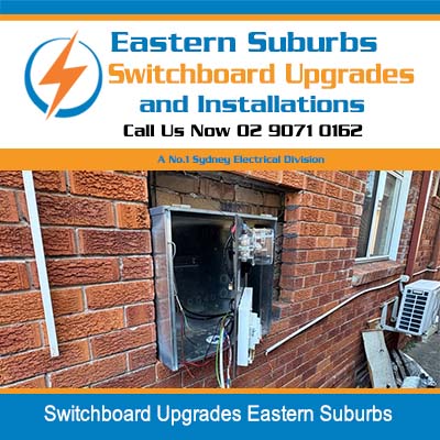 Electrical meter box and switchboard in Eastern Suburbs